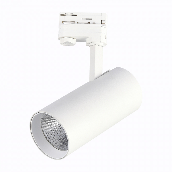 ST661.546.40 Св-к трек. Белый LED 1*40W 4000K 3 200Lm Ra&gt;90 38° IP20 L190xW85xH265 165-265V Трехфазная трековая система, изображение 3