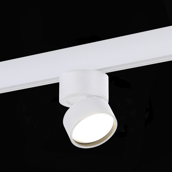 ST809.546.09 Магнитный трековый светильник Белый LED 1*9W 4000K 700Lm Ra&gt;90 120° IP20 D85xH126 48V SKYLINE 48, изображение 4
