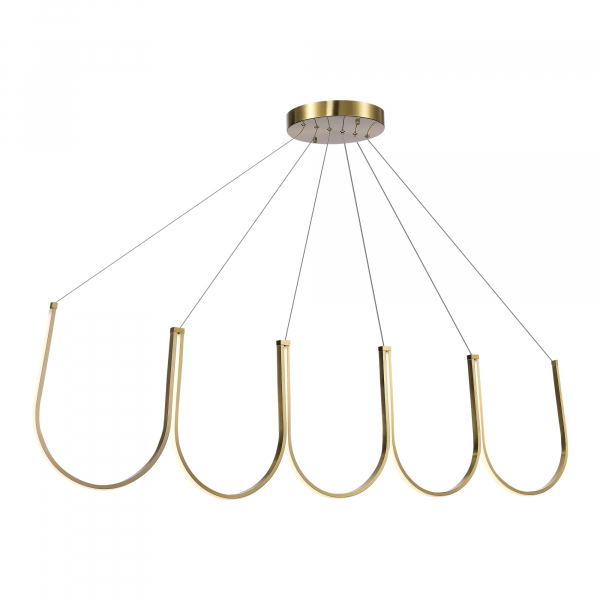 SL6202.213.01 Светильник подвесной ST-Luce Золотистый LED 1*68W 3000K HEIT, изображение 4