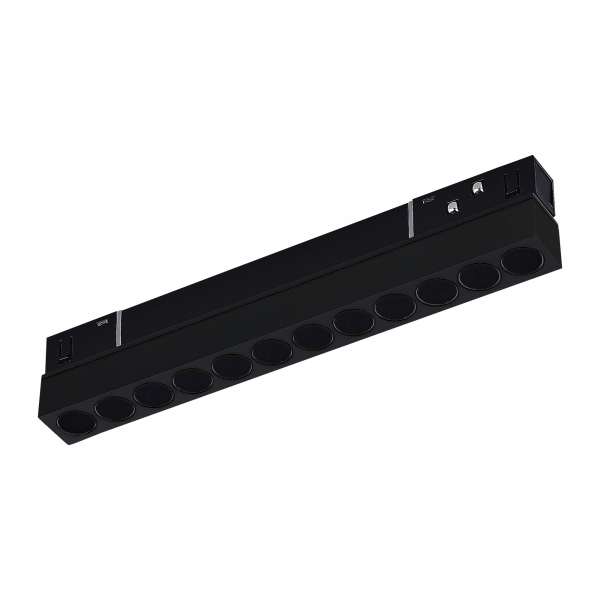 ST806.446.12 Магнитный трековый светильник Черный LED 1*12W 4000K 550Lm Ra&gt;90 36° IP20 L220xW22xH44 48VV SKYLINE 48, изображение 3