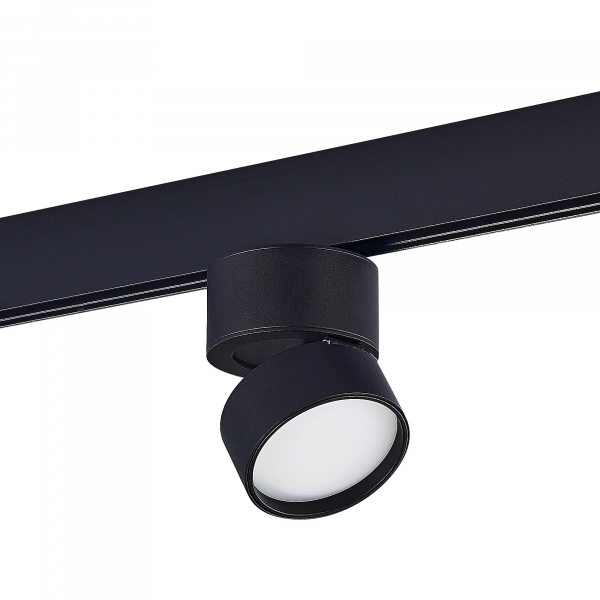 ST809.436.09 Магнитный трековый светильник Черный LED 1*9W 3000K 500Lm Ra&gt;90 120° IP20 D85xH126 48V SKYLINE 48, изображение 2
