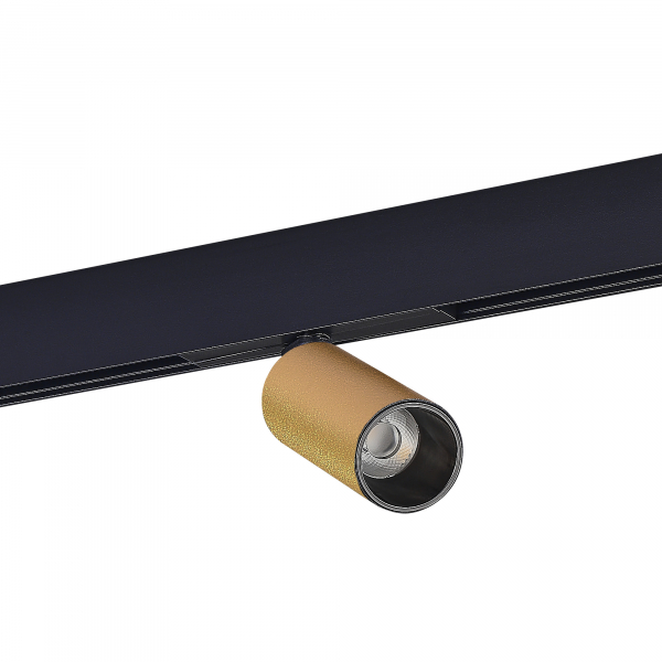 ST807.236.12 Магнитный трековый светильник Золотистый LED 1*12W 3000K 500Lm Ra&gt;90 IP20 D50xH173 48VV SKYLINE 48, изображение 2