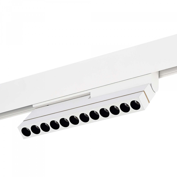 ST805.536.12 Магнитный трековый светильник Белый LED 1*12W 3000K 450Lm Ra&gt;90 36° IP20 L220xW22xH117 48VV SKYLINE 48, изображение 2