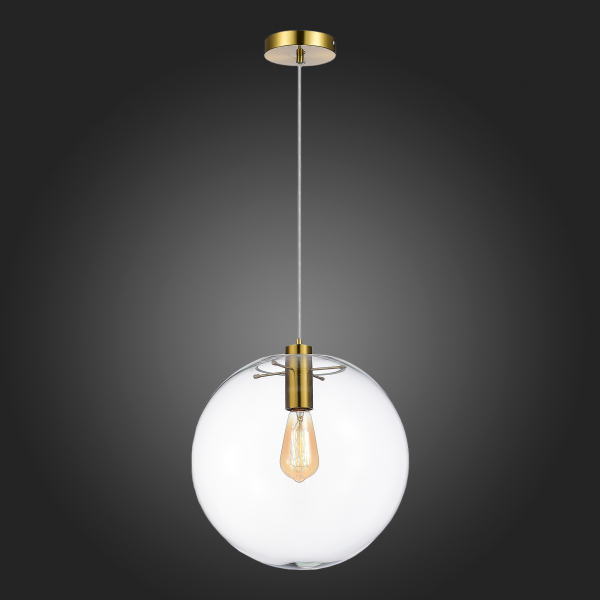 SL1056.233.01 Подвес ST-Luce Золотой/Прозрачный E27 1*60W NOOR, изображение 6