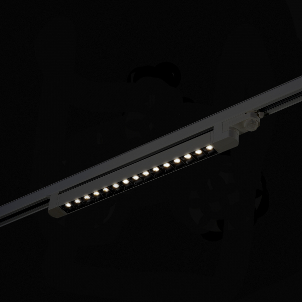 ST662.446.15 Св-к трек. Черный LED 1*15W 4000K 1 200Lm Ra&gt;90 48° IP20 L535xW33xH73 165-265V Трехфазная трековая система, изображение 3