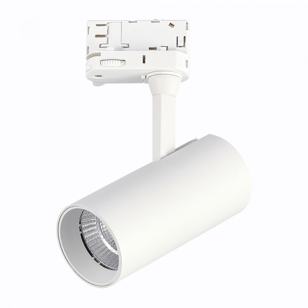 ST661.546.10 Св-к трек. Белый LED 1*10W 4000K 800Lm Ra&gt;90 38° IP20 L130xW60xH195 165-265V Трехфазная трековая система, изображение 3
