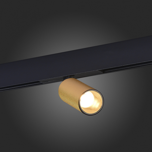 ST807.236.12 Магнитный трековый светильник Золотистый LED 1*12W 3000K 500Lm Ra&gt;90 IP20 D50xH173 48VV SKYLINE 48, изображение 5