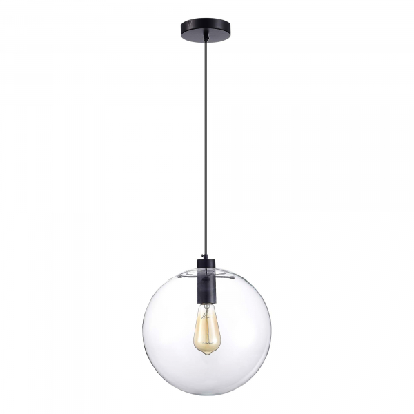 SL1056.423.01 Подвес ST-Luce Черный/Прозрачный E27 1*60W NOOR, изображение 2
