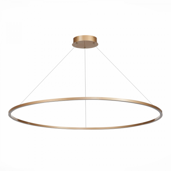 ST605.203.57 Cветильник подвесной SMART ST-Luce Золотистый/Белый LED 1*57W 2800-6500K Подвесные светильники, изображение 2
