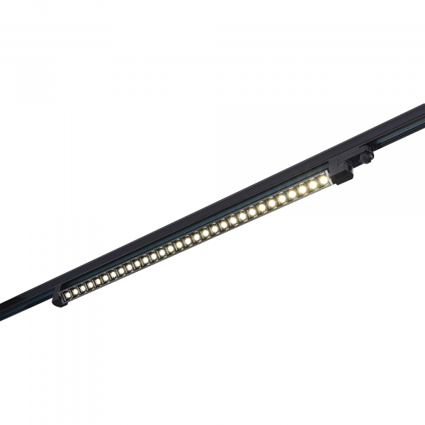 ST662.446.30 Св-к трек. Черный LED 1*30W 4000K 2 400Lm Ra&gt;90 48° IP20 L935xW33xH73 165-265V Трехфазная трековая система, изображение 2