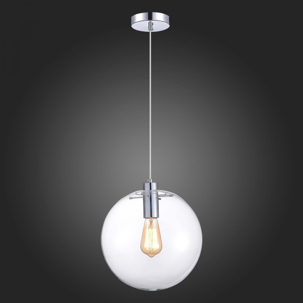 SL1056.123.01 Подвес ST-Luce Хром/Прозрачный E27 1*60W NOOR, изображение 5