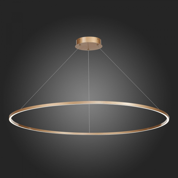 ST605.203.57 Cветильник подвесной SMART ST-Luce Золотистый/Белый LED 1*57W 2800-6500K Подвесные светильники, изображение 4