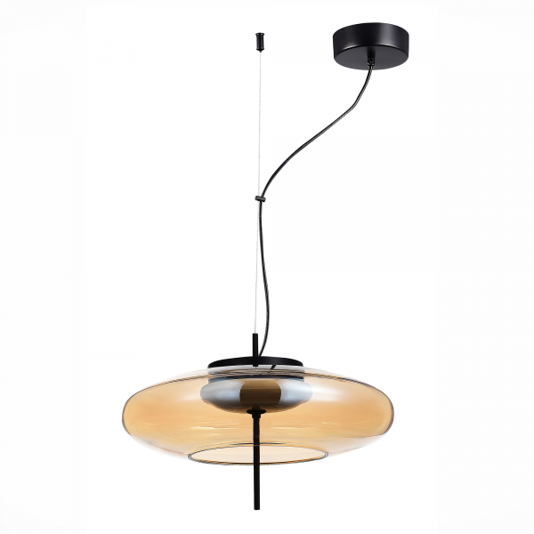 SL6500.413.01 Подвес ST-Luce Черный/Янтарный LED 1*15W 3000K HELIA, изображение 2