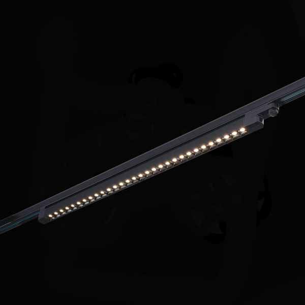 ST662.436.30 Св-к трек. Черный LED 1*30W 3000K 2 400Lm Ra&gt;90 48° IP20 L935xW33xH73 165-265V Трехфазная трековая система, изображение 5