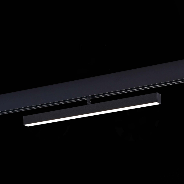 ST802.446.12 Магнитный трековый светильник Черный LED 1*12W 4000K 750Lm Ra&gt;90 120° IP20 L405xW22,5xH92 48VV SKYLINE 48, изображение 5
