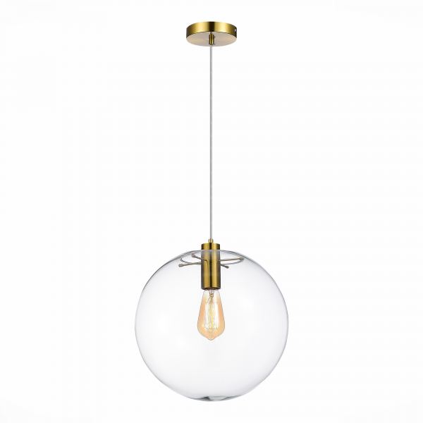 SL1056.233.01 Подвес ST-Luce Золотой/Прозрачный E27 1*60W NOOR