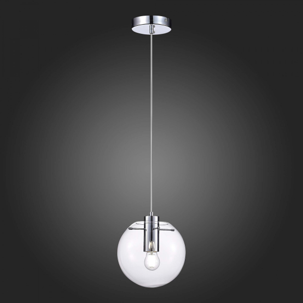 SL1056.103.01 Подвес ST-Luce Хром/Прозрачный E27 1*60W NOOR, изображение 5