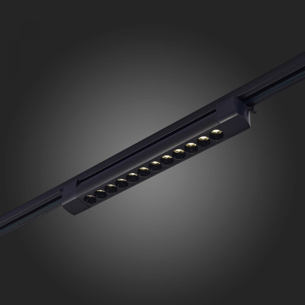 ST367.436.20 Св-к трек. Черный LED 1*20W 3000K 1 500Lm Ra&gt;90 36° IP20 L387xW49xH54 170-240V Однофазная трековая система, изображение 6