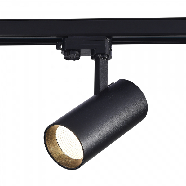 ST661.436.30 Св-к трек. Черный LED 1*30W 3000K 2 400Lm Ra&gt;90 38° IP20 L170xW80xH245 165-265V Трехфазная трековая система