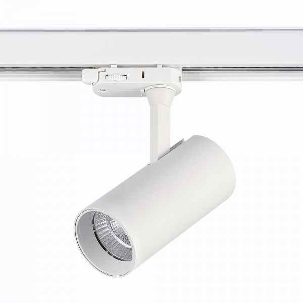 ST661.546.10 Св-к трек. Белый LED 1*10W 4000K 800Lm Ra&gt;90 38° IP20 L130xW60xH195 165-265V Трехфазная трековая система, изображение 2