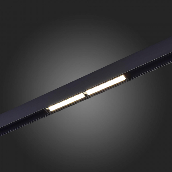 ST804.446.12 Магнитный трековый светильник Черный LED 1*12W 4000K 750Lm Ra&gt;90 120° IP20 L220xW22xH46 48VV SKYLINE 48, изображение 5