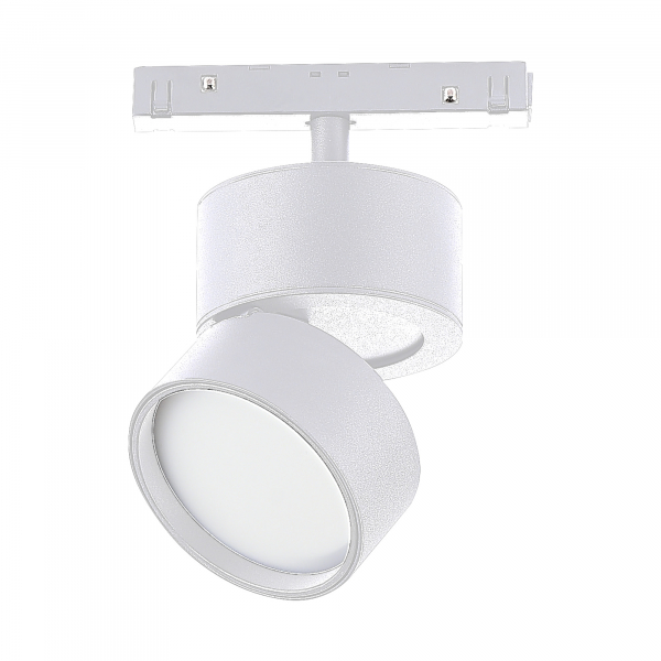 ST809.536.09 Магнитный трековый светильник Белый LED 1*9W 3000K 550Lm Ra&gt;90 120° IP20 D85xH126 48V SKYLINE 48, изображение 3