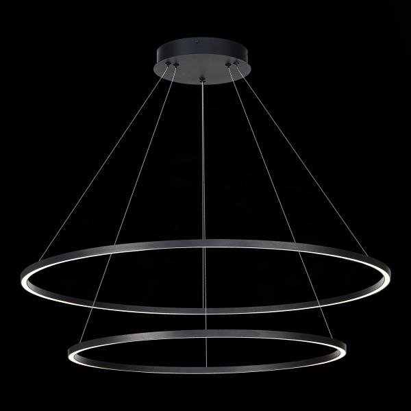 ST605.403.91 Cветильник подвесной SMART ST-Luce Черный/Белый LED 1*91W 2800-6500K Подвесные светильники, изображение 3