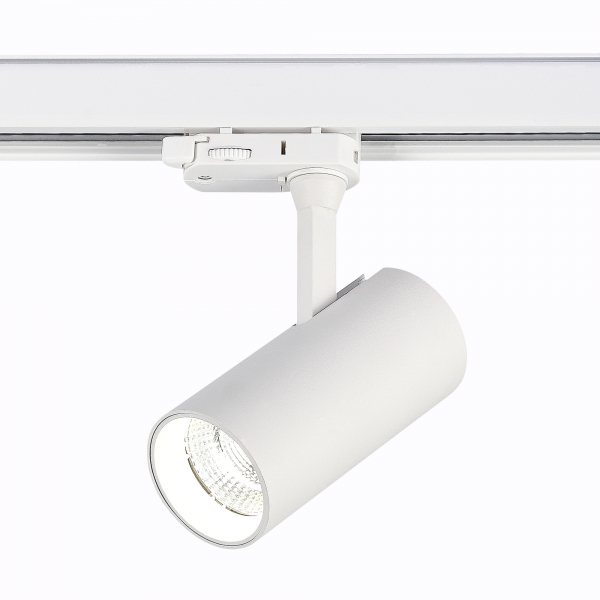 ST661.546.10 Св-к трек. Белый LED 1*10W 4000K 800Lm Ra&gt;90 38° IP20 L130xW60xH195 165-265V Трехфазная трековая система
