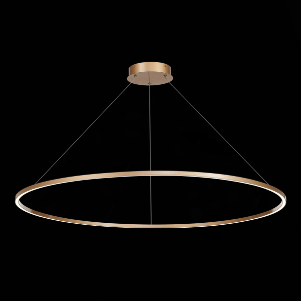 ST605.203.57 Cветильник подвесной SMART ST-Luce Золотистый/Белый LED 1*57W 2800-6500K Подвесные светильники, изображение 3