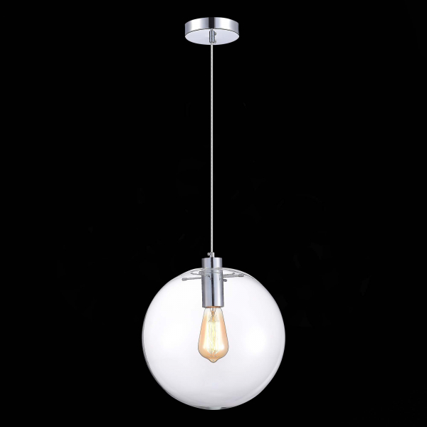 SL1056.123.01 Подвес ST-Luce Хром/Прозрачный E27 1*60W NOOR, изображение 4