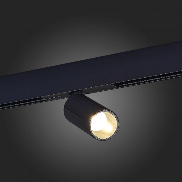 ST807.446.12 Магнитный трековый светильник Черный LED 1*12W 4000K 700Lm Ra&gt;90 IP20 D50xH173 48VV SKYLINE 48, изображение 5