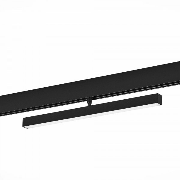 ST802.436.12 Магнитный трековый светильник Черный LED 1*12W 3000K 700Lm Ra&gt;90 120° IP20 L405xW22,5xH92 48VV SKYLINE 48, изображение 2
