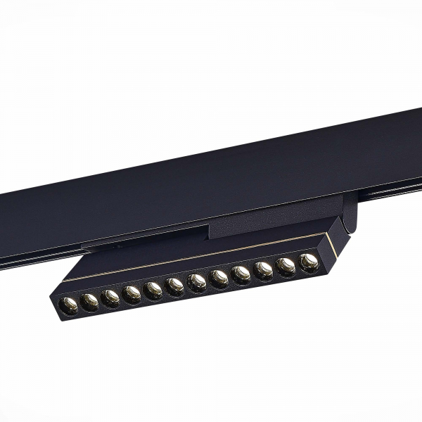ST805.446.12 Магнитный трековый светильник Черный LED 1*12W 4000K 450Lm Ra&gt;90 36° IP20 L220xW22xH117 48VV SKYLINE 48