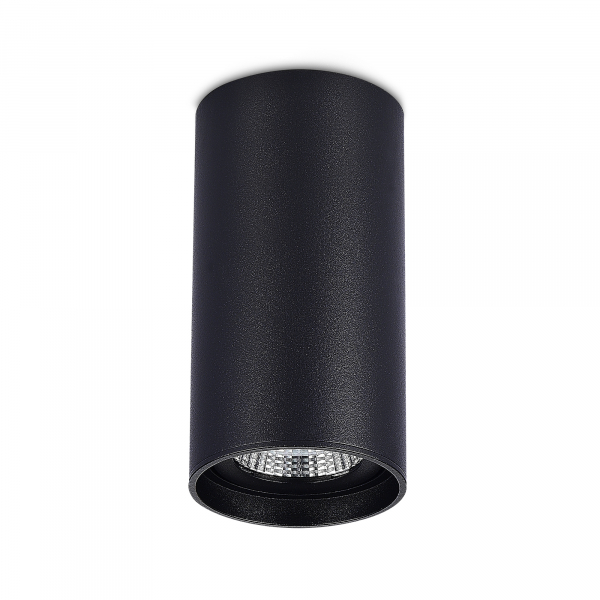 ST157.432.15 Светильник потолочный Черный LED 1*15W 3000K 1 200Lm Ra&gt;90 60° IP44 D75xH140 220-265V Накладные светильники, изображение 2