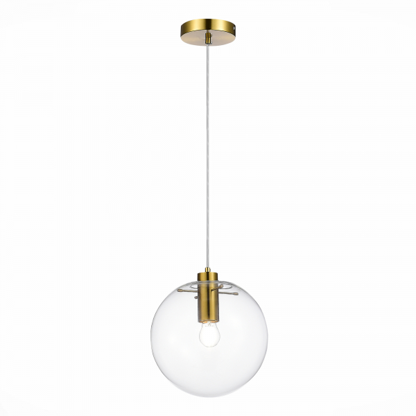 SL1056.213.01 Подвес ST-Luce Золотой/Прозрачный E27 1*60W NOOR