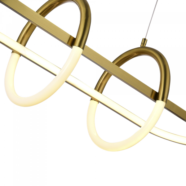 SL1579.313.01 Светильник подвесной ST-Luce Золотистый/Белый LED 1*48W 3000K MOFISTO, изображение 3