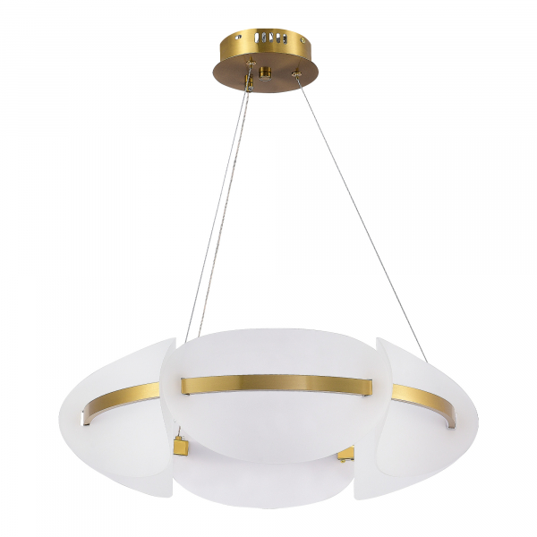 SL1304.203.45 Люстра подвесная ST-Luce Золотистый/Белый LED 1*45W 3000K ETOILE, изображение 2