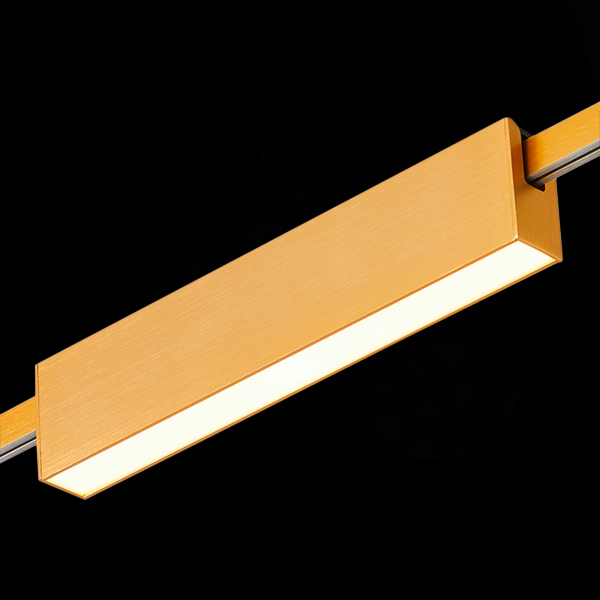 ST817.206.12 Магнитный трековый светильник FARM Золотистый LED 1*12W 3000K 580Lm Ra90 120 IP20 L232xW24xH48,5 24V FARM, изображение 5