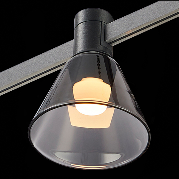 ST814.406.03 Магнитный трековый светильник FARM Черный LED 1*3W 3000K 78Lm Ra90 120 IP20 D90xH102 24V FARM, изображение 4