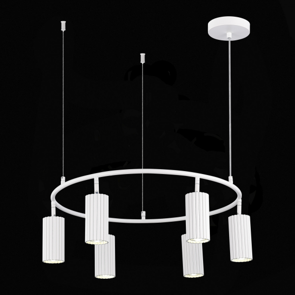SL1213.503.06 Светильник подвесной ST-Luce Белый/Белый GU10 6*5W 4000K KENDO, изображение 3