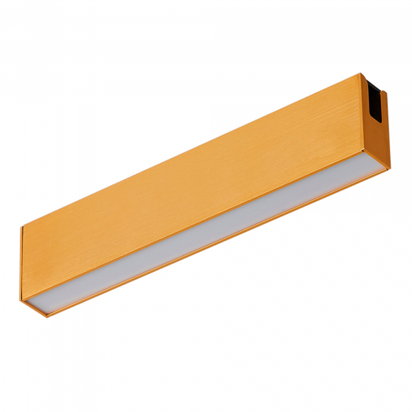 ST817.206.12 Магнитный трековый светильник FARM Золотистый LED 1*12W 3000K 580Lm Ra90 120 IP20 L232xW24xH48,5 24V FARM, изображение 4