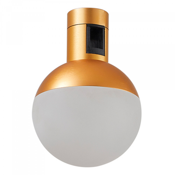 ST815.206.05 Магнитный трековый светильник FARM Золотистый LED 1*5W 3000K 89Lm Ra90 120 IP20 D75xH109 24V FARM, изображение 4