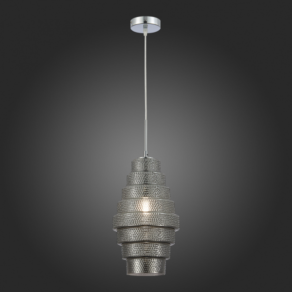 SL1001.103.01 Подвес ST-Luce Хром/Дымчатый E27 1*40W REXITE, изображение 4