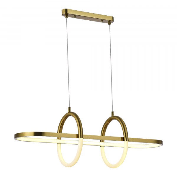SL1579.313.01 Светильник подвесной ST-Luce Золотистый/Белый LED 1*48W 3000K MOFISTO