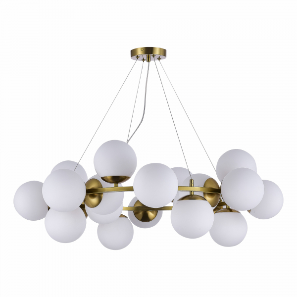 SLE1191-203-20 Светильник подвесной Золотистый/Белый E27 20*60W FRATTA, изображение 2