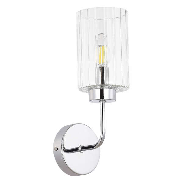 SLE1127-101-01 Светильник настенный Хром/Прозрачный E14 1*40W TILDA, изображение 2