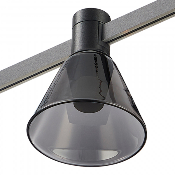 ST814.406.03 Магнитный трековый светильник FARM Черный LED 1*3W 3000K 78Lm Ra90 120 IP20 D90xH102 24V FARM, изображение 2
