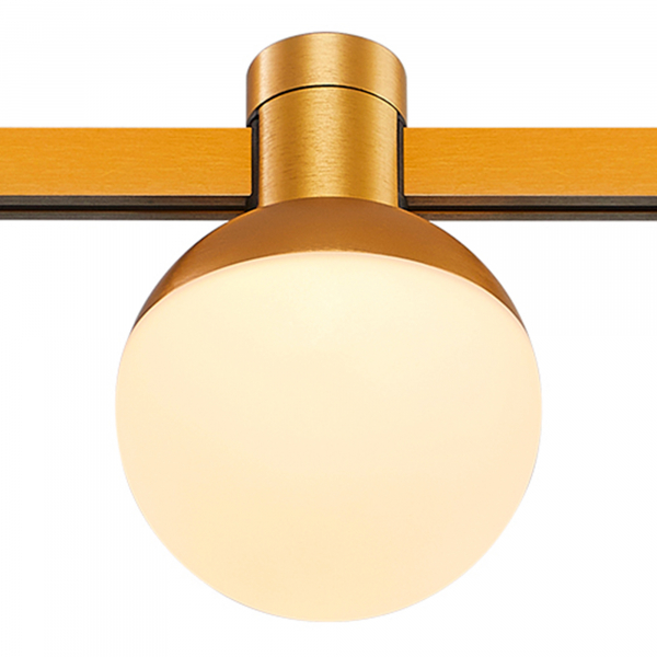 ST815.206.05 Магнитный трековый светильник FARM Золотистый LED 1*5W 3000K 89Lm Ra90 120 IP20 D75xH109 24V FARM, изображение 3