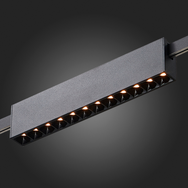 ST816.406.12 Магнитный трековый светильник FARM Черный LED 1*12W 3000K 609Lm Ra90 40 IP20 L232xW24xH48,5 24V FARM, изображение 6