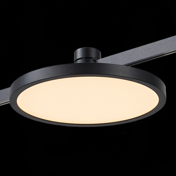 ST818.406.12 Магнитный трековый светильник FARM Черный LED 1*10W 3000K 500Lm Ra90 120 IP20 D168xH54 24V FARM, изображение 3